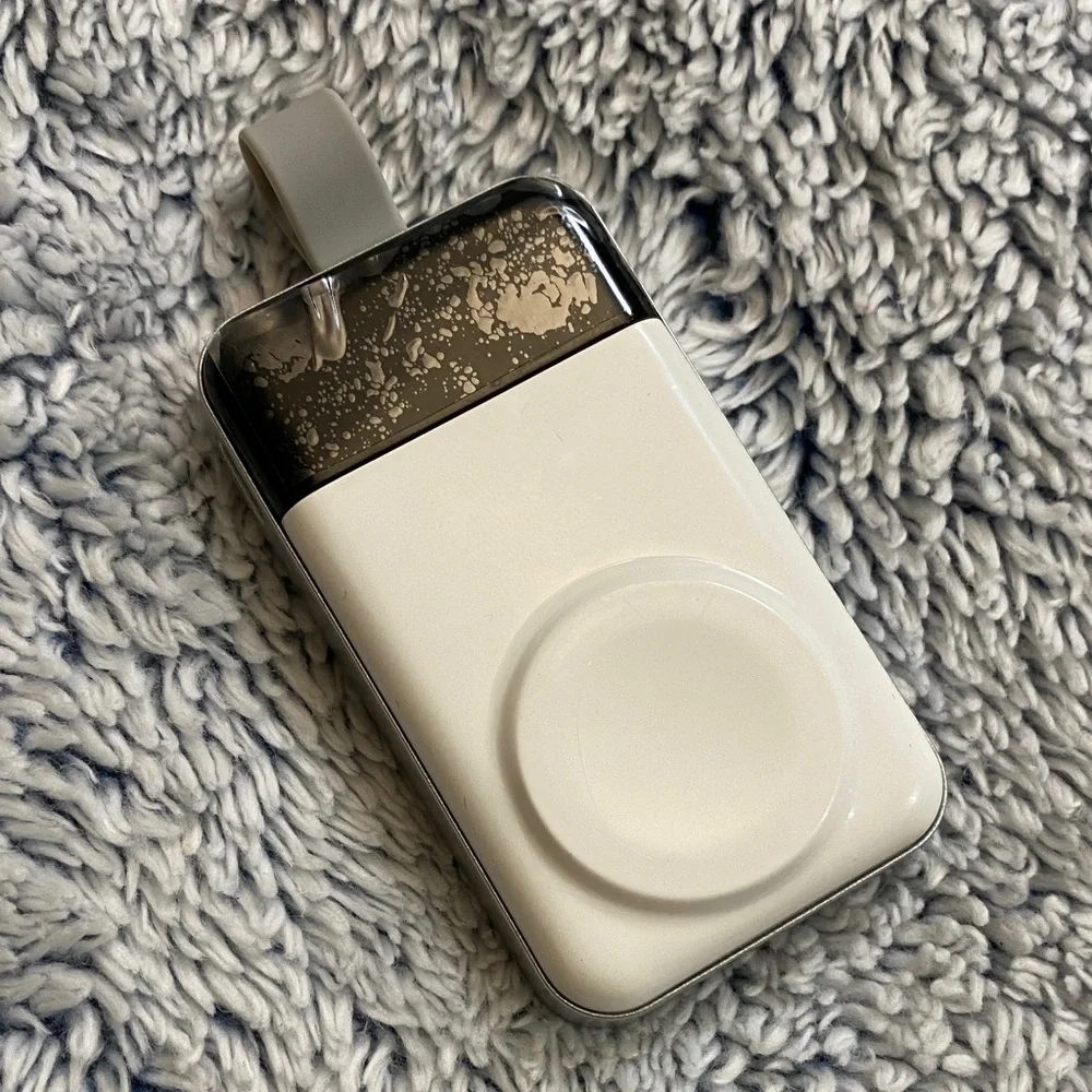 White & Black Portable iWatch Charging Device